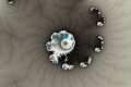 Mandelbrot fractal image lead eye