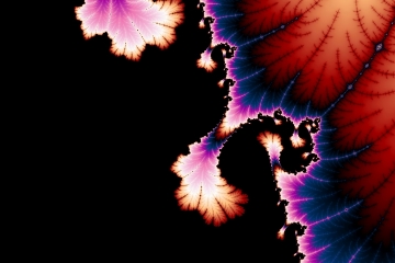 mandelbrot fractal image named leafs
