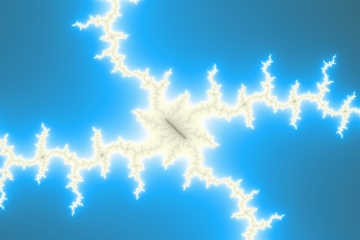 mandelbrot fractal image named Light blue