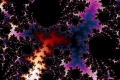 Mandelbrot fractal image light to night