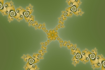 mandelbrot fractal image named lime mint