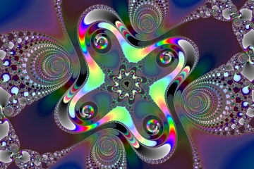Mandelbrot fractal image named Lubricated by Katsuruka mandelbrot fractal image named Lubricated