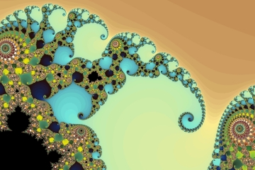 mandelbrot fractal image named magic garden