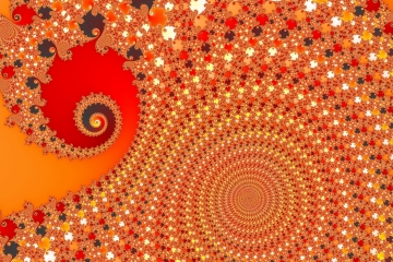 Mandelbrot fractal image named magma chamber by Orbulon mandelbrot fractal image named magma chamber