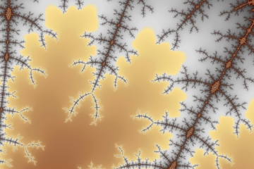 mandelbrot fractal image named Melting Snow