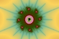 Mandelbrot fractal image Merry flower