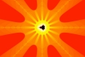Mandelbrot fractal image Moose Sunburst