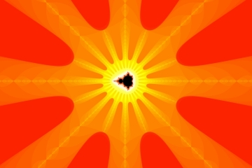 mandelbrot fractal image named Moose Sunburst