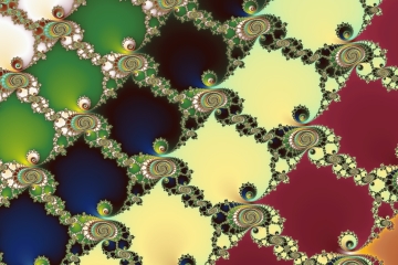 mandelbrot fractal image named mosaic tile