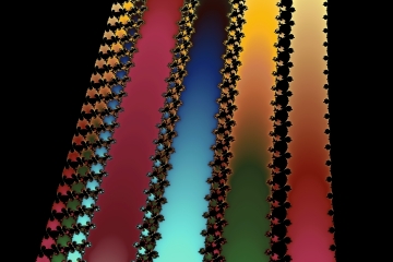 mandelbrot fractal image named My Striped Tie