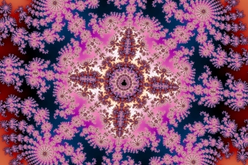 Mandelbrot fractal image named N S E V by Tanta mandelbrot fractal image named N S E V