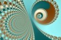 Mandelbrot fractal image nautilous