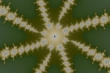 mandelbrot fractal image named needle leaf