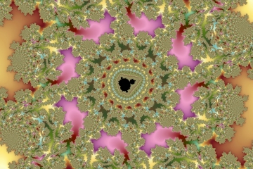 mandelbrot fractal image named Nice  violet