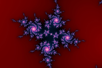 mandelbrot fractal image named Night flower 3