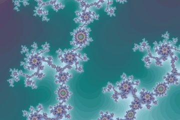 Mandelbrot fractal image named Night Lace by Kelticmoonstar mandelbrot fractal image named Night Lace