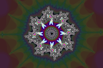 mandelbrot fractal image named Night secret.