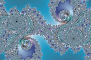 Mandelbrot fractal image named Ocean color by Tanta mandelbrot fractal image named Ocean color
