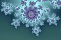 Mandelbrot fractal image Ocean flower..