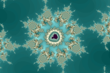 mandelbrot fractal image named Ocean flower