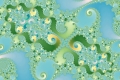 Mandelbrot fractal image Ocean plants