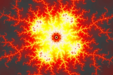 mandelbrot fractal image named open fire