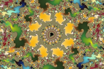 mandelbrot fractal image named Orange petal