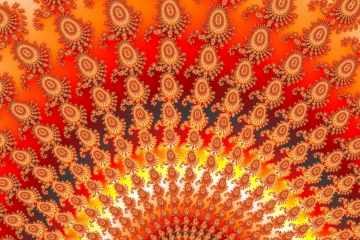 mandelbrot fractal image named Orange ray