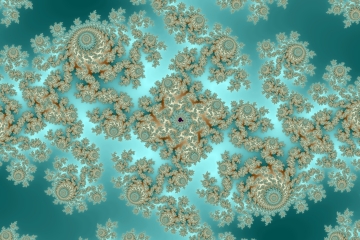 mandelbrot fractal image named Paradise sky