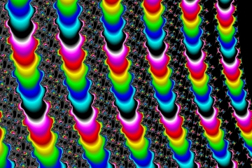 mandelbrot fractal image named Parallel color
