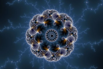mandelbrot fractal image named Pebbled