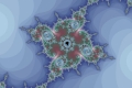 Mandelbrot fractal image periwinkle