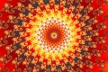 Mandelbrot fractal image persian sun