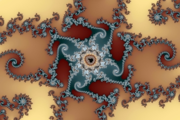 mandelbrot fractal image named phoenix rays