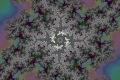 Mandelbrot fractal image pie
