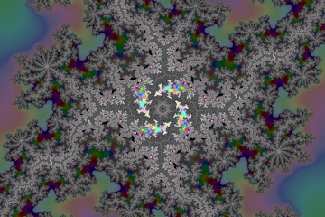 mandelbrot fractal image named pie