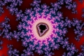 Mandelbrot fractal image Pink art 16
