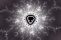 Mandelbrot fractal image pink jelly