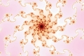 Mandelbrot fractal image Pink Medusa