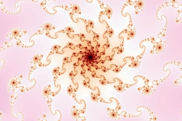 mandelbrot fractal image named Pink Medusa