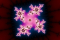 Mandelbrot fractal image Pink night