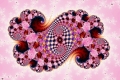 Mandelbrot fractal image Pink Patchwork