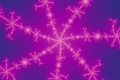 Mandelbrot fractal image pink radiance