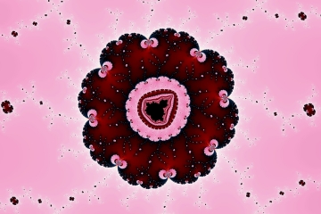 mandelbrot fractal image named Pink sky