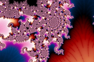 mandelbrot fractal image named Pink Sun