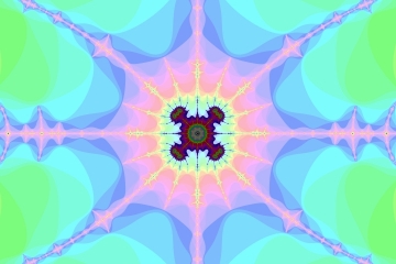 mandelbrot fractal image named pinkeye   