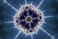 Mandelbrot fractal image plate entity