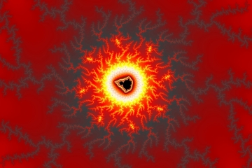 mandelbrot fractal image named pollux