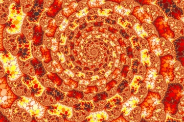 mandelbrot fractal image named POWER OF FIRE
