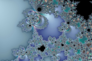 mandelbrot fractal image named Princess blue